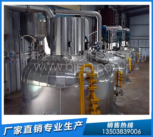 内蒙古100T/D亚麻籽油压榨、精炼、脱蜡项目(图3) 亚麻籽油脱蜡车间